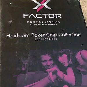 Heirloom poker chip set